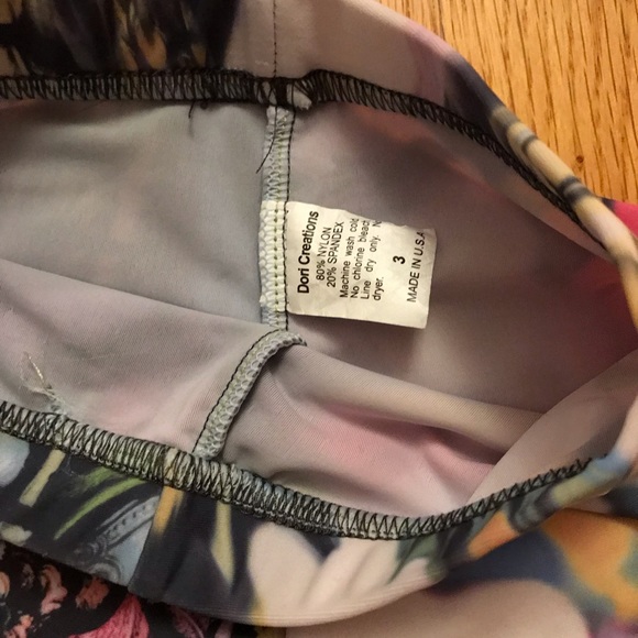 Dori creations 3/4 length capris leggings NEW - Picture 2 of 2